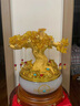 RWTW發(fā)財樹(shù)聚寶盆擺件辦公室客廳裝飾開(kāi)業(yè)禮物喬遷新居禮品送開(kāi)業(yè)禮物 發(fā)財樹(shù)(琉璃盆)小號26*17*29cm送 曬單實(shí)拍圖
