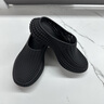卡賓洞洞鞋男夏季新款3D打印套腳拖鞋百搭外穿涼拖鞋男輕便防滑沙灘鞋 黑色 40 曬單實拍圖