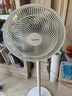 美的（Midea）電風(fēng)扇 家用七葉立式落地扇宿舍臥室輕音節(jié)能搖頭桌面小風(fēng)扇大風(fēng)力空氣循環(huán)風(fēng)扇 SAF30AC  曬單實(shí)拍圖