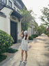 達(dá)芙妮高跟鞋單鞋女春季中跟粗跟小皮鞋復(fù)古后空瑪麗珍女鞋 米白色  37  曬單實(shí)拍圖