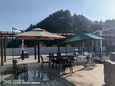 步步嬌戶外遮陽(yáng)傘庭院傘花園站崗臺(tái)傘室外遮陽(yáng)傘擺灘太陽(yáng)能燈傘羅馬傘 星辰款:400斤水箱（雙色燈珠） 3*3米 曬單實(shí)拍圖