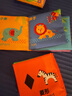 費雪（Fisher-Price）寶寶布書(shū)套裝6本嬰兒幼兒早教玩具數字形狀啟蒙生日禮物禮品 曬單實(shí)拍圖