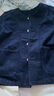MUJI女式 木棉混 牛仔夾克 女外套長(cháng)袖25年冬季 女裝上衣 BD112A5A 深藏青色 S （155/80A） 曬單實(shí)拍圖