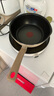 特福（Tefal）平底鍋煎蛋不粘鍋早餐煎鍋少油少煙燃氣灶電磁爐通用深煎鍋米色 曬單實拍圖