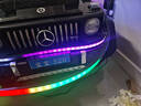 福兒寶（FUERBAO）奔馳授權(quán)兒童電動(dòng)車六驅(qū)可坐大人遙控玩具車小孩寶寶雙人越野送禮 六驅(qū)軟胎黑+后備箱+雙皮座雙油門 曬單實(shí)拍圖