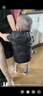 貝肽斯兒童羽絨服秋冬款鴨絨輕盈保暖面包服男童女童冬裝外套 黑色加厚款 三防耐臟污 100 曬單實(shí)拍圖