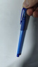 斑馬牌（ZEBRA）中性筆 0.5mm子彈頭簽字筆 學生標記筆走珠水性筆 C-JJ100 JELL-BE 藍色 5支裝 曬單實拍圖
