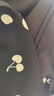 絲柏舍不規(guī)則碎花裙2024夏裝新款女裝V領(lǐng)小個(gè)子寬松連衣裙 曬單實(shí)拍圖