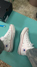 匡威（Converse）官方 莫爾登All Star男女板鞋中幫帆布小白鞋A00812C A00812C 41.5 曬單實(shí)拍圖