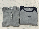蓋璞女裝2025秋季新款刺繡logo撞色插肩袖修身針織長袖上衣792702 曬單實(shí)拍圖