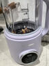 大宇（DAEWOO）破壁機(jī)家用輕音全自動免煮小型多功能降噪免手洗免濾豆?jié){機(jī)榨汁輔食料理機(jī)2-3人SM08紫色國家補(bǔ)貼 曬單實拍圖