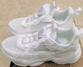 G.DUCKKIDS小黃鴨兒童小白鞋春秋2025新品男童網(wǎng)面透氣旋轉紐扣軟底跑步鞋女 TB-白色816（雙網(wǎng)） 34 內長(cháng)21.8cm 曬單實(shí)拍圖