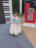 G.DUCKKIDS小黃鴨女童公主鞋2025夏季兒童皮鞋水晶鞋寶寶單鞋百搭軟底舞蹈鞋 米白色-2025年新款 32 內(nèi)長(zhǎng)19.5cm 曬單實(shí)拍圖