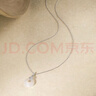 周六福（ZLF）  S925銀飾玉髓項鏈女清雅平安扣鏈墜 鏈墜鏈長(cháng)40+5cm 曬單實(shí)拍圖