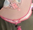卡爾美（KELME）兒童防曬帽遮陽帽男女童防紫外線披風(fēng)大帽檐夏季海邊沙灘太陽帽子 曬單實拍圖