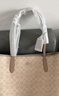 蔻馳（COACH）【品牌直供】女士CITY33經(jīng)典標志單肩托特包奶茶拼白色CV976 曬單實(shí)拍圖