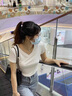 春裝修身顯瘦夏季內搭打底衫短袖正肩t恤女百搭短款上衣RL#A011# A011#白色 L 【97-109斤】 曬單實(shí)拍圖