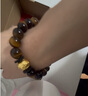 周六福  黃金手鏈男款硬金六字真言木變石虎眼石手串 定價(jià) 1.09g 曬單實(shí)拍圖