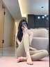 槿城lulu粉色修身防曬衣女款2025新款冰絲立領(lǐng)瑜伽防曬服夏季緊身外套 粉色【立領(lǐng)】GF66 XL 曬單實拍圖