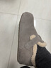 百麗（Belle）全麥吐司毛里勃肯鞋女25冬商場(chǎng)款保暖增高休閑鞋E6V1DDM5預售 灰色 37 曬單實(shí)拍圖
