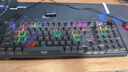 CHERRY櫻桃PIXIU98客制化鍵盤 藍牙三模無線RGB 熱插拔 LCD顯示屏 游戲鍵盤 兼容WIN/MAC 烈焰火 茶軸 曬單實拍圖