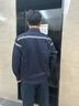 耐帝春秋防靜電工作服套裝男長袖反光工裝加油站中石化工程電工勞保服 【套裝】深藍色-（國標認證） XL (175) 【建議135-155斤穿】 曬單實拍圖