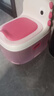 babycare便器兒童馬桶坐便器小馬桶寶寶馬桶小恐龍多功能坐便器 維爾粉 曬單實拍圖