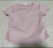 森馬（Semir）短袖t恤女短款修身圓領(lǐng)內(nèi)搭25夏涼感收腰V領(lǐng)上衣辣妹109325100006 曬單實拍圖