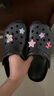 卡駱馳（crocs）男女鞋經(jīng)典洞洞鞋戶(hù)外休閑時(shí)尚潮流沙灘鞋涼拖鞋 10001-001 39-40 曬單實(shí)拍圖