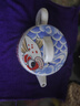 青花龍魚(yú)茶壺國風(fēng)漢瓦壺單壺高檔泡茶功夫茶具復古貼花大號壺 魚(yú)躍龍門(mén)漢瓦壺 曬單實(shí)拍圖