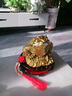 全銅金蟾前臺(tái)擺件銅三足蟾蜍店鋪開(kāi)業(yè)禮品金蟾蜍家居玄關(guān)裝飾 4號(hào)金蟾 曬單實(shí)拍圖