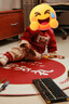 迪士尼（Disney）漢服男童中式一周歲宴禮服男寶寶抓周衣服中國風(fēng)兒童唐裝男孩套裝 紅色(春秋款) 80 cm 曬單實(shí)拍圖