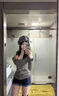 佐敘美式復(fù)古條紋長袖T恤女夏季辣妹純欲風(fēng)設(shè)計感緊身顯瘦內(nèi)搭打底衫 條紋 均碼 （110斤以內(nèi)） 曬單實拍圖