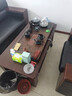 峰字旗全自動玻璃底部上水茶盤家用客廳功夫茶具套裝一體大茶臺整套辦公 福滿天下+砂金套組+底部上水 曬單實拍圖