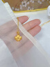老鳳祥黃金項(xiàng)鏈女足金999四葉草吊墜結(jié)婚情人節(jié)送女友老婆媽媽生日禮物 足金吊墜（金重約1.8g）*贈(zèng)鍍金銀鏈【經(jīng)典品牌禮盒】 曬單實(shí)拍圖
