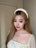 伊燦施家淡水仿珍珠吊墜項(xiàng)鏈女2025新款爆款鎖骨鏈精致時(shí)尚高級(jí)感頸鏈 施家橢圓貝珠項(xiàng)鏈 曬單實(shí)拍圖