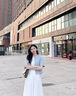 拉夏貝爾（La Chapelle）連衣裙女裝2025年夏季新款高級感氣質(zhì)顯瘦白色背心裙穿搭兩件套裝 套裝 L 曬單實拍圖