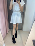 CAMILA KSENIA小c&k厚底老爹鞋女士2025新款夏季時(shí)尚增高運動(dòng)鞋子百搭休閑品牌 黑色 38 曬單實(shí)拍圖