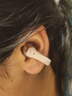 韶音（SHOKZ）OpenDots ONE動鈦圈開放式藍牙耳機耳夾式耳機藍牙跑步運動無線E310七夕禮物 星際白 曬單實拍圖