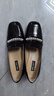 NINE WEST/玖熙復(fù)古學(xué)院風(fēng)珍珠鉆鏈小皮鞋方頭單鞋 NP332008FK 黑色35 曬單實(shí)拍圖