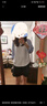 無印良品（MUJI）女式 水洗 平紋 短褲 休閑 褲子女款夏季款女裝中褲 外穿 卡其色5S XL (165/74A) 曬單實(shí)拍圖
