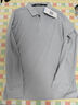 真維斯（Jeanswest）男裝秋季本命年蛇年凈色百搭休閑長(cháng)袖翻領(lǐng)POLO衫男LR 中灰色2030 M 165/88A 曬單實(shí)拍圖
