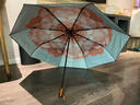 蕉下（beneunder）防紫外線(xiàn)遮陽(yáng)傘三折雙層黑膠晴雨傘防曬傘BM664花椿 曬單實(shí)拍圖