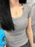 老鳳祥幸運星黃金項鏈女士18K金吊墜鎖骨鏈紀念日禮物送女友老婆生日 精美禮盒【勿拍】 曬單實(shí)拍圖