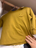 巴厘小豬兒童衛(wèi)衣秋款男童休閑上衣嬰幼兒外出衣服女童卡通衛(wèi)衣 月牙黃 90 cm 曬單實(shí)拍圖