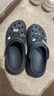 卡駱馳（crocs）經(jīng)典泡芙Clog男女一腳蹬懶人沙灘鞋 CR207521-001 39（39-40） 曬單實(shí)拍圖