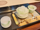 傳承令高端白玉琉璃功夫茶具套裝家用整套水晶高檔禮盒裝辦公室送領(lǐng)導 翡翠琉璃-美人杯套【尊享禮盒】 曬單實(shí)拍圖