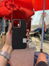 鑒百伊 亞麻布紋磁吸殼適用iPhone15promax蘋果14手機殼13新款12金屬鏡頭框16防指紋防手汗 亞麻黑（亞麻+防手汗+磁吸） iPhone 16 Pro Max 曬單實拍圖