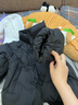 巴拉巴拉童裝兒童羽絨服女童冬裝保暖短款國風(fēng)新中式寶寶立領(lǐng)外套 黑色90001 110 cm 曬單實(shí)拍圖