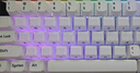 XVX水晶果凍鍵帽魔浪系列二色成型PC水晶側(cè)刻113鍵OEM高度鍵帽 水晶果凍-白色【贈(zèng)拔鍵器】 曬單實(shí)拍圖